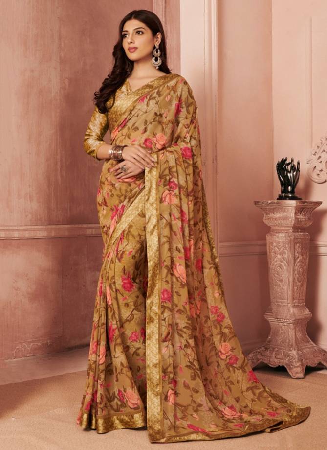 Mintorsi Thalaivi Latest Fancy Designe Weightless With Satin Lace Paty Wear Sarees Collection